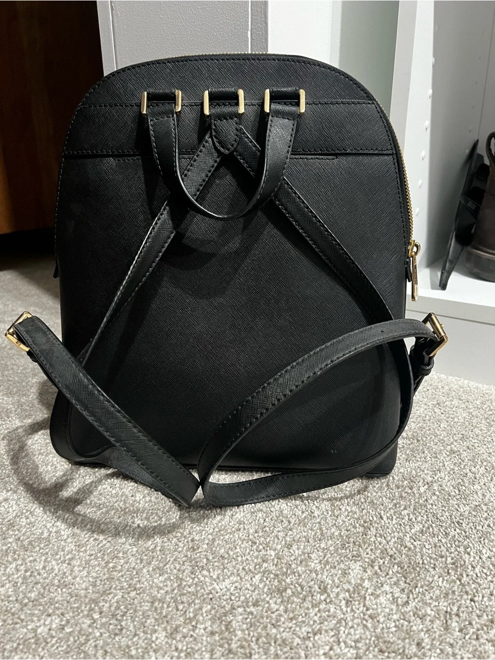 Michael Kors Cindy Large Saffiano Leather Backpack